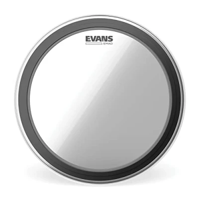 Immagine di Evans BD18EMAD Pelle EMAD per Grancassa, 18&quot;, Trasparente