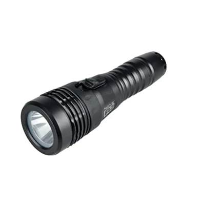 Immagine di SEAC Sub Torcia R3 FX, per Pesca Subacquea, in Alluminio, LED Singolo 400 Lumen, Ricaricabile con Cavo Micro USB Unisex Adulto, Nero, 255 g