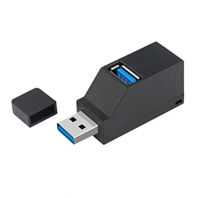 Immagine di EasyULT USB 3.0 3 Porta Hub, 2 2.0 + Alta velocità per Computer Portatili PC Desktop Notebook Nero