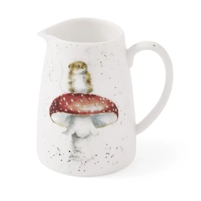 Immagine di Wrendale Designs Royal Worcester Deigns Piccola brocca da 125 ml con scritta &quot;He is a Fun Gi Mouse&quot;