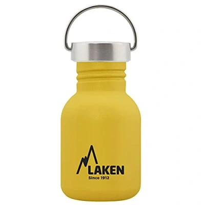 Immagine di Bot. ac. inox Basic 350ml S/S tapón Amarillo