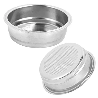 Immagine di filtro da caffè 51 mm, cestello per in acciaio inossidabile, accessorio riutilizzabile macchina a maglia fine casa, ufficio, bar