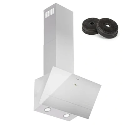 Immagine di Klarstein Cappa Aspirante a Incasso 60cm, Cucina con Filtro, in Alluminio Lavabile Lavastoviglie, Flusso d&#039;Aria 305m3/h, LED, Filtrante Touch Control