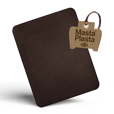 Immagine di MastaPlasta Toppa Autoadesiva XL per Riparazioni in Pelle Scamosciata/Camoscio. 28 x 20 cm. SCEGLI IL COLORE. Pronto Soccorso Divani, Sedili Auto. Aggiusta Fori, Strappi, Ustioni, Macchie