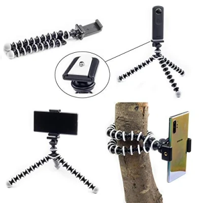 Immagine di Treppiede Flessibile Cellulare per iPhone 11 Pro X XR SE 9 8 7 6 Samsung Galaxy S20 S10 S9 S8 S7 Edge Note 10 Huawei HTC Sony Xperia Oneplus Google Pixel Supporto Stile Polpo Telefono Universale