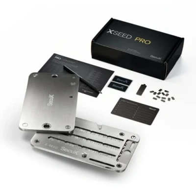 Immagine di SecuX XSEED Pro Portafoglio Bitcoin indistruttibile Piastra in acciaio per stoccaggio di semi crittografici Compatibile con portafogli hardware SecuX, Ledger, Trezor