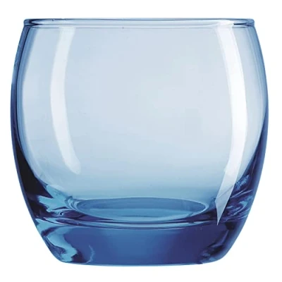 Immagine di Arcoroc ARC Salto Ice Blue C9688 Set di 6 bicchieri da whisky, 320 ml, vetro trasparente