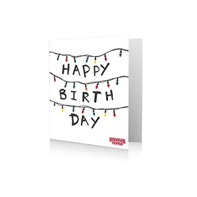 Immagine di Danilo Promozioni Biglietto di auguri compleanno, Stranger Things compleanno Things, Multi, 7 x 6