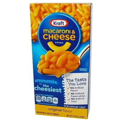 Immagine di 10 X Kraft Macaroni Mac and Cheese 7,25 oz / 206 g