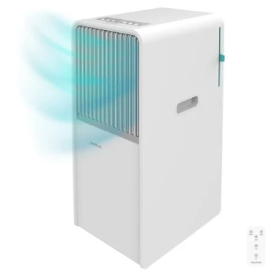 Immagine di Cecotec Climatizzatore Portatile ForceClima 7150 Style. 7000 BTU, area di copertura 20 m2, 2 velocità, Telecomando, Display a LED, 4 modalità funzionamento, Timer, Ruote 360º