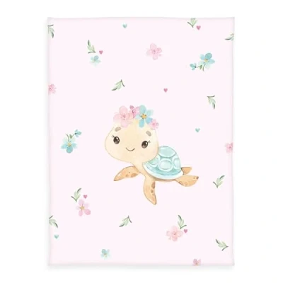 Immagine di Herding Morbida Coperta in Microfibra, Little Turtle, 75 x 100 cm, Poliestere, per Avvolgere il Bambino e le Coccole