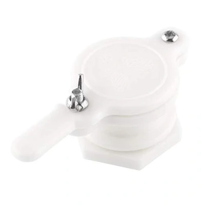 Immagine di Akozon Plastica Ape Miele Rubinetto Valvola a saracinesca Estrattore di apicoltura Strumento per imbottigliamento Apicoltore (Bianco)