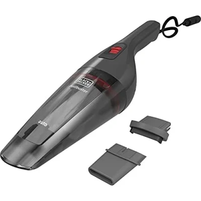 Immagine di BLACK+DECKER NVB12AV XJ Aspirapolvere Auto Potente con Bocchettina a Lancia e Spazzolina Integrate, Presa Accendisigari, Doppio Sistema di Filtraggio, Capacità 310 ml 12 V