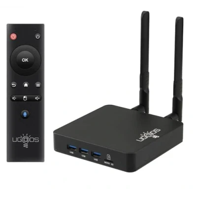 Immagine di UGOOS AM8 PRO 8K Ultra HD Android TV Box Amlogic S928X J 11.0 LPDDR4 8GB RAM 64GB ROM WiFi6E 1000M LAN BT5.3 USB3.0 Supporto AV1 H.265 60fps VP9 HDR