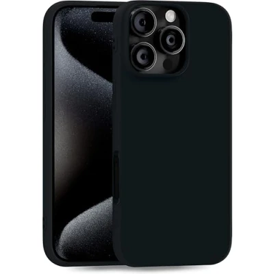 Immagine di MyGadget Cover compatibile con iPhone 16 Pro Max Custodia Protettiva in Silicone Morbido Case TPU Flessibile Ultra Protezione Antiurto &amp; Antigraffio Nero