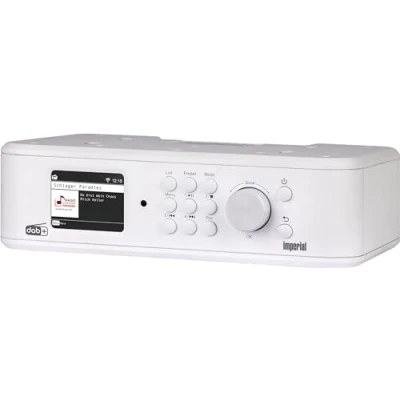 Immagine di IMPERIAL DABMAN i460 Radio Internet/DAB+ (servizi di streaming, montaggio a parete, trasmissione Bluetooth, registrazione USB, modalità hotel) bianco