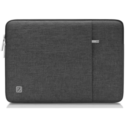 Immagine di NIDOO 10 Pollici Custodia Protettiva per Laptop Tablet Borsa Porta PC Portatile Notebook Case Cover Custodie Morbide 10,5&quot; 10,9&quot; 11&quot; iPad Air Pro M2 M1/Surface Go 2 3/Tab M10 Plus, Grigio Scuro