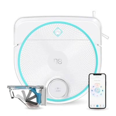 Immagine di SMARTBOT Robot Aspirapolvere e Lavelli 4 in 1 Friegasuelos Barre Passa la Mop 1.300 Volte/min 3 anni garanzia HOBOT LEGEE D8 Eco Compactor