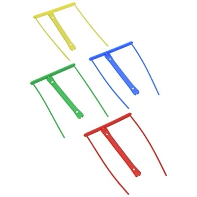 Immagine di Fast 100725520 Set di 12 Graffe Universali in Plastica Semirigida, 10 cm, Multicolore
