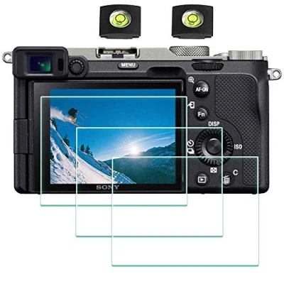 Immagine di ULBTER pellicola Protezione per Sony Alpha A7C 7C 【Non II / A7CR Vetro Temperato Protettore schermo 0,3 mm Durezza 9H Antigraffio Anti impronte [3+2 pezzi]