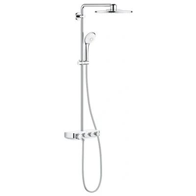 Immagine di Grohe Sistema Doccia Euphoria SmartControl 310 Duo con Miscelatore Termostatico, Moon White