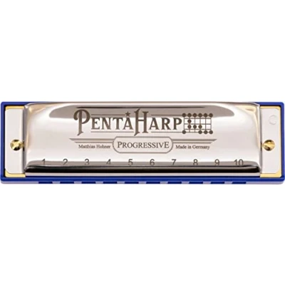 Immagine di HOHNER Armonica a bocca Pentaharp, chiave di mi minore, acciaio inossidabile (M21BX EM)
