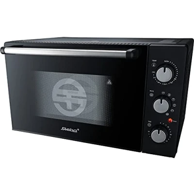 Immagine di Steba Forno elettrico, doppia porta in vetro, spiedino girevole per 2 polli, interno antiaderente, calore superiore e inferiore, KB M42