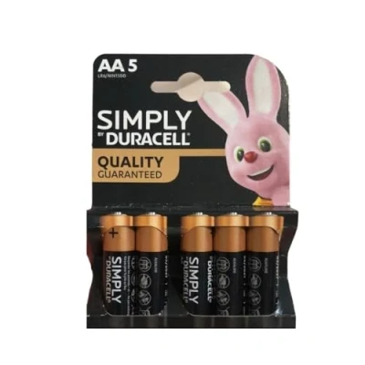 Immagine di DURACELL SIMPLY AA B5 STILE MN1500 ALKALINA