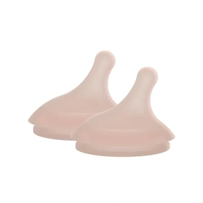 Immagine di Suavinex, Confezione da 2 Tettarelle Per Biberon Anti Coliche Zero Zero, Flusso Medio (M), Liquidi a Media Densità, Latte, Succhi o Alimenti Liquidi, +3 Mesi, Light