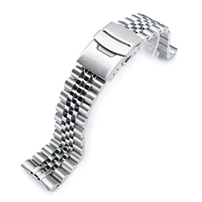Immagine di MiLTAT Cinturino in metallo super j Louis per Seiko New Turtles srp777 srpa21, spazzolato, 22 mm, argento, L