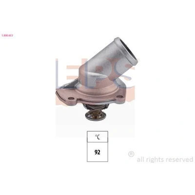 Immagine di EPS 1.880.653 Termostato motore 92 Made in Italy OE Equivalent con guarnizione OPEL: Corsa D Hatchback, C Meriva A