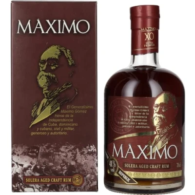 Immagine di Maximo XO Extra um Solera Aged Craft Rum 41% Vol. 0,7l in Giftbox