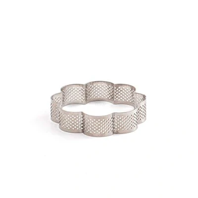 Immagine di Decora 0064080 Sagoma Microforata Fiore 9 X 2 H Cm Inox