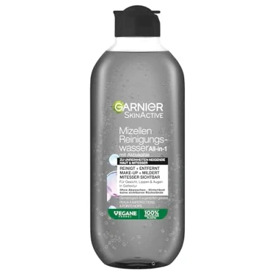Immagine di Garnier Micellar Cleansing Water Charcoal Detergente, Donna, Taglia: 400 ml,