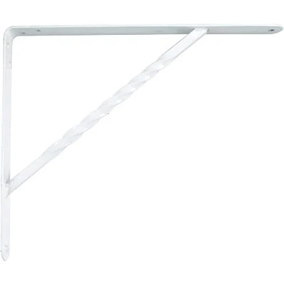 Immagine di Amig Staffa per mensole a muro Supporti Reggimensola Staffe in Acciaio Colore: Bianco Dimensioni: 150 x 125 Peso max: 300 kg