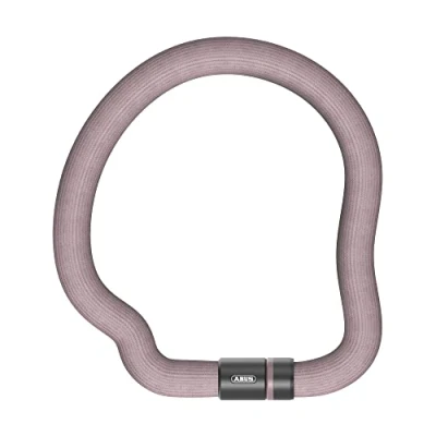 Immagine di Abus, Catena ABUS Goose Lock, antifurto per bici in acciaio temprato, pieghevole e a memoria di forma, spesso 6 mm, lungo 110 cm, con chiave, livello sicurezza 7, rosa antico