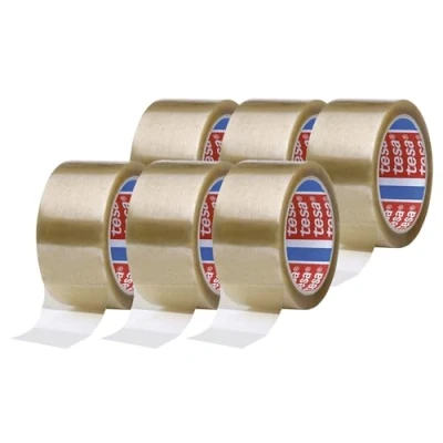 Immagine di tesa tesapack PP 4195 04195 00000 04 Nastro da imballo ® Trasparente (L x L) 66 m 50 mm 6 pz.
