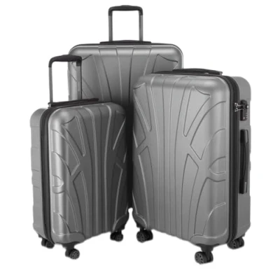 Immagine di Suitline Set di 3 valigie rigide leggere (S, M, L), Argento