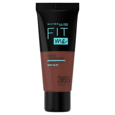 Immagine di Maybelline New York Fondotinta Coprente Opacizzante Fit Me Matte&amp;Poreless, Colore Uniforme, Pori Minimizzati, 365 Espresso