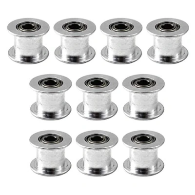 Immagine di alluminio Timing puleggia 20 denti bore 3mm Larghezza della cinghia 6mm per stampante 3d (10 PEZZI)