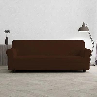 Immagine di MB HOME BASIC Copridivano “più Bello, Marrone, 3 Posti