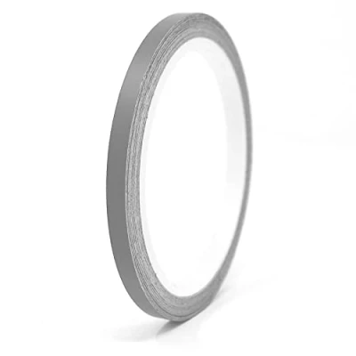 Immagine di Finest Folia strisce decorative opache, per auto, camion, moto, barca, modellismo, fai da te, laterali autoadesive (grigio argento opaco, 4 mm di larghezza), 4mm Breite