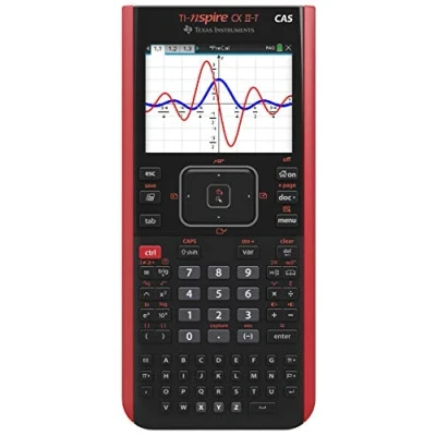 Immagine di Texas Instruments NSPCXCASIIT Calcolatrice grafica Nero a batteria ricaricabile