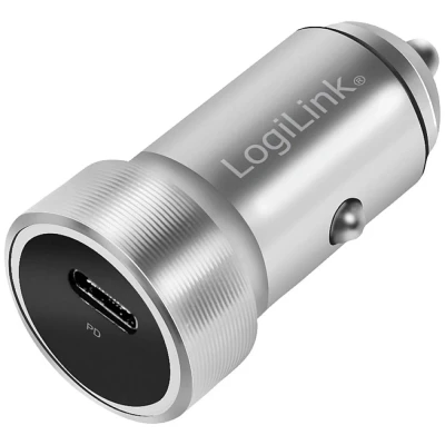 Immagine di LogiLink PA0260 Caricatore USB 20 W Automobile Corrente di uscita max. 3000 mA Num. uscite: 1 x presa C® (Power Delivery) Power Delivery (USB PD)