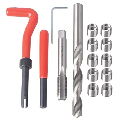 Immagine di DAYUAN Kit di riparazione filettatura M12x1.25mm Helicoil Restauro filo Strumenti inserto Set utensili manuali compatibili per la automatica