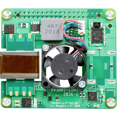 Immagine di Raspberry Pi® PoE+ Hat 3 B+, 4 B