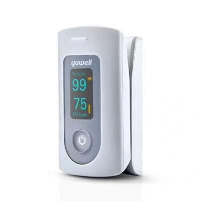 Immagine di yuwell Ossimetro da Dito, Pulsossimetro con Funzione di Monitoraggio della Saturazione dell&#039;Ossigeno nel Sangue e Visualizzazione Frequenza del Polso