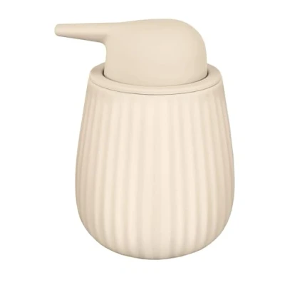 Immagine di Kleine Wolke Dispenser di sapone Groove, accessori, colore rafia, materiale: gres