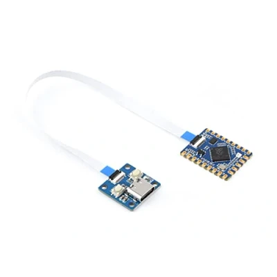 Immagine di Waveshare RP2040 Tiny Mini Development Board Kit Based on Raspberry Pi Microcontroller RP2040, with USB Port Adapter And FPC Cable,Support C/C++, MicroPython, Arduino