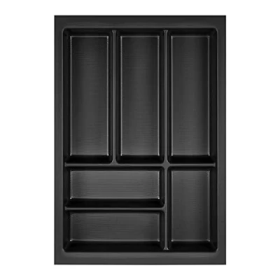 Immagine di Orga Box portaposate Junker SLIM 325 x 476 mm grigio lava con struttura perlata per 40 cm armadi da cucina SO